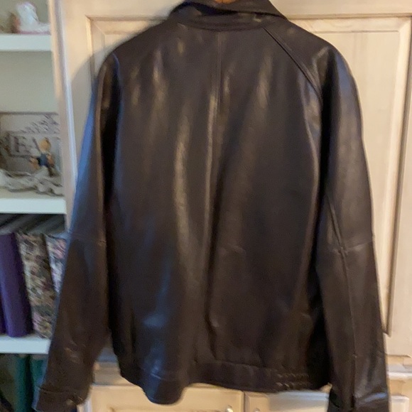 Wilsons Leather coat sz XL brown euc - Picture 4 of 8